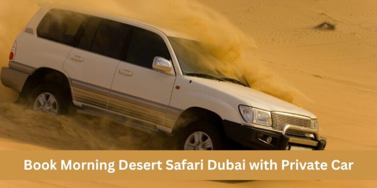 Book Morning Desert Safari Dubai with Private Car