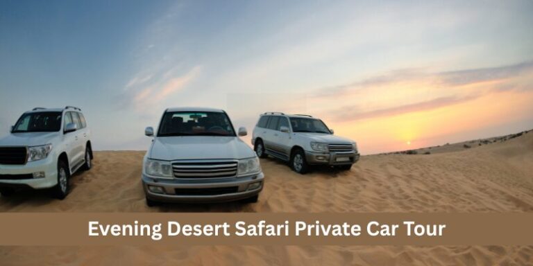 Evening Desert Safari Private Car Tour