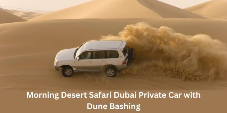 Morning Desert Safari Dubai Private Car with Dune Bashing